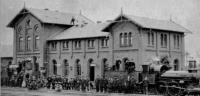 Bahnhof um 1880