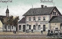 Bahnhof Litho von 1897
